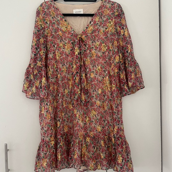 Sézane “Andrew” Dress Size 38 fr/6 us - Picture 4 of 8